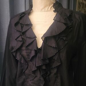 New York & Company Black Top - XL